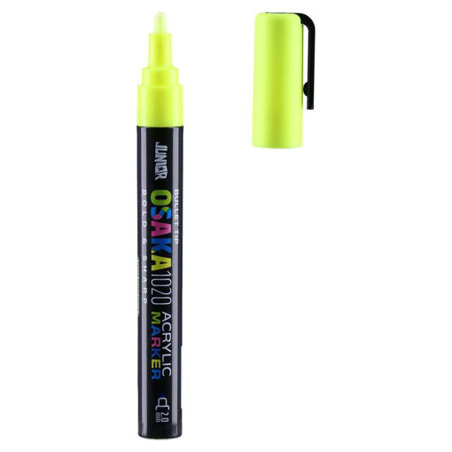 Picture of JUNIOR ACRYLIC MARKER 2MM NEON YELLOW